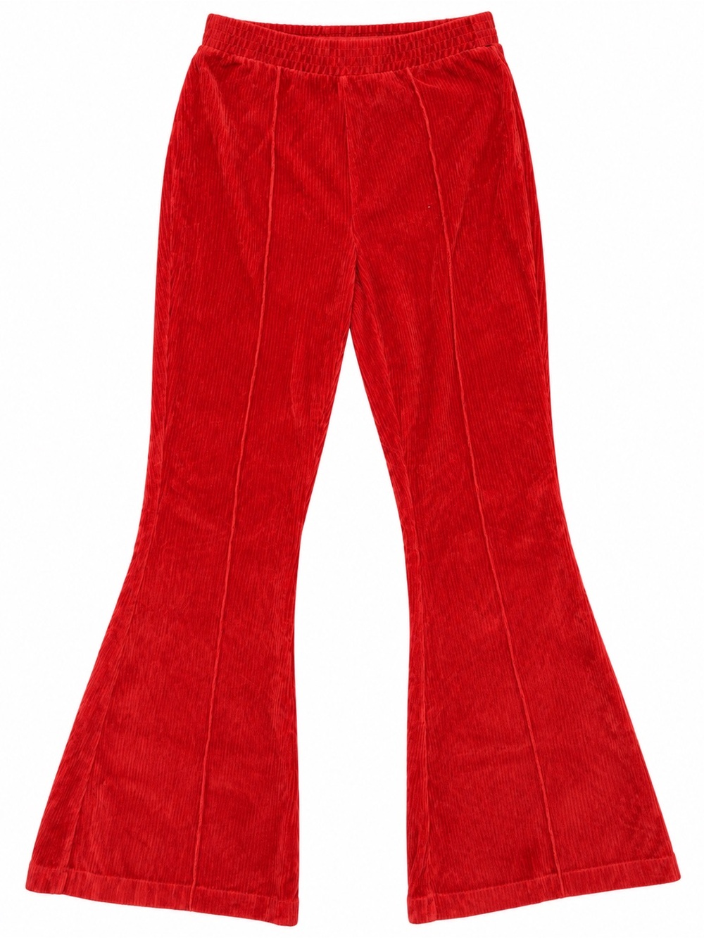 Aerie Burnt Orange Corduroy Flare Pants XS Short Retro Bell Bottoms